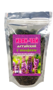 Иван-чай алтайский ферментированный  с шалфеем,100 гр